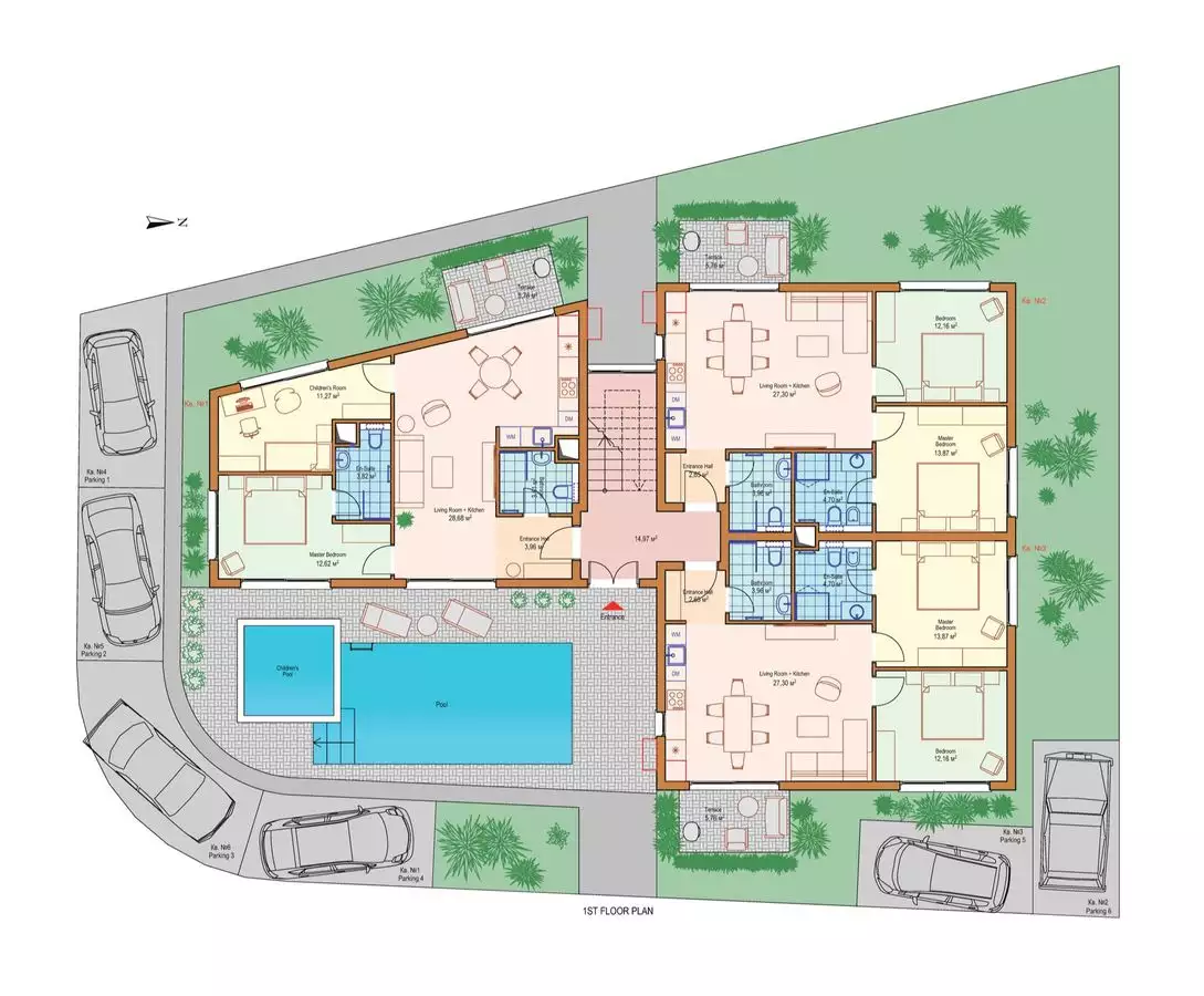 Flat 46m² in Cyprus, Iskele. Priced at 204000€ rent photo-27