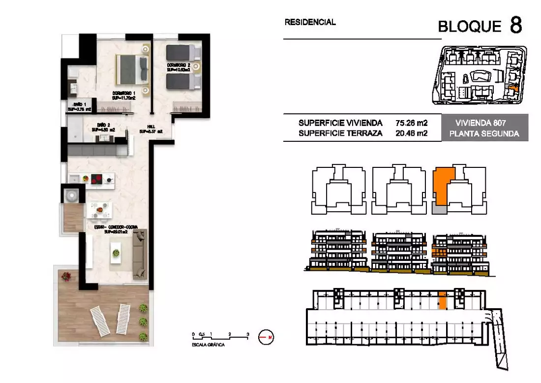 Flat 75m² in Spain, Alicante. Priced at 269000€ rent photo-26