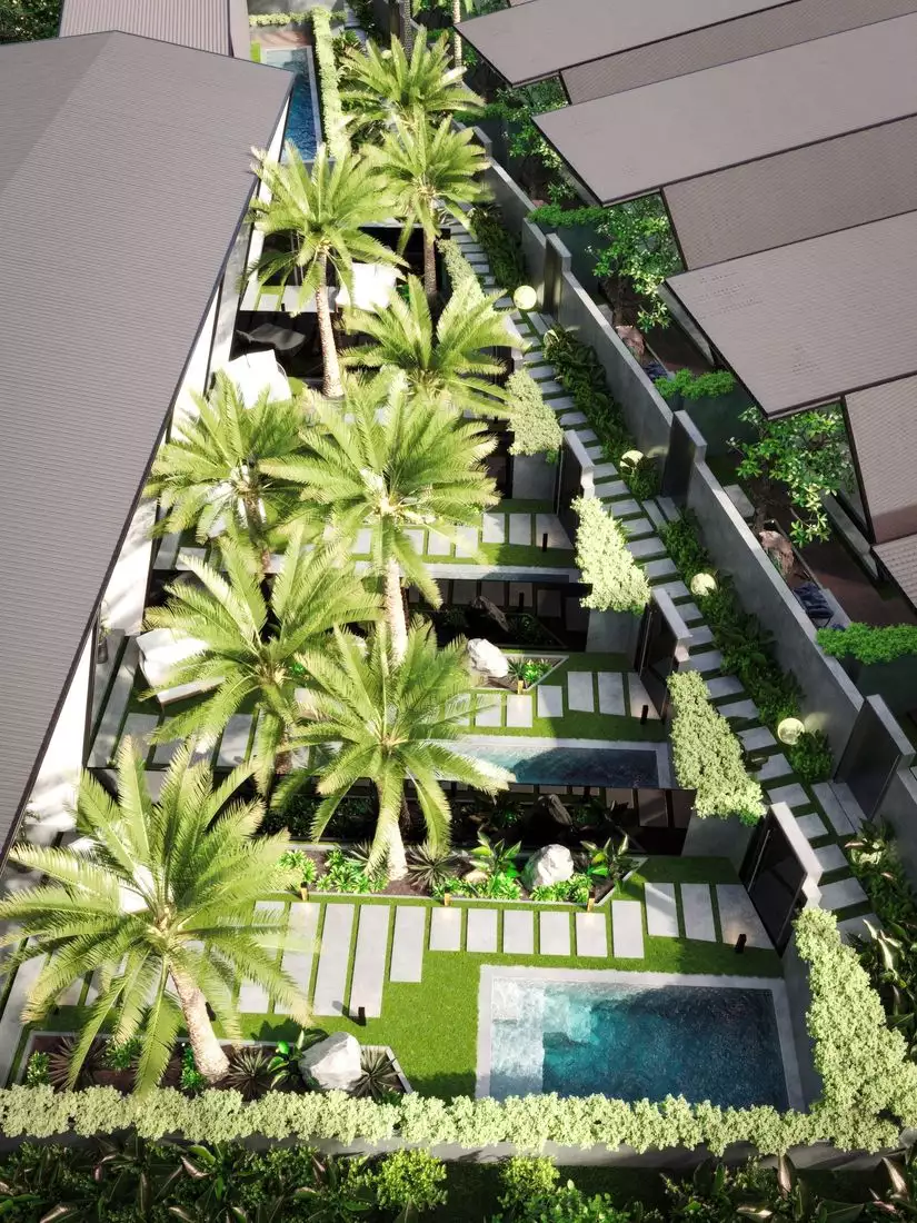 Townhouse 73m² in Indonesia, Bukit-Uluwatu. Priced at 124400€ rent photo-6