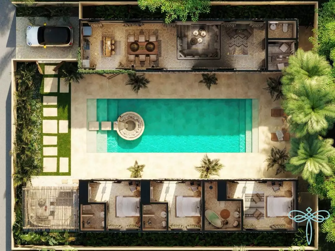 Villa 142m² in Indonesia, Bukit-Uluwatu. Priced at 354700€ rent photo-3