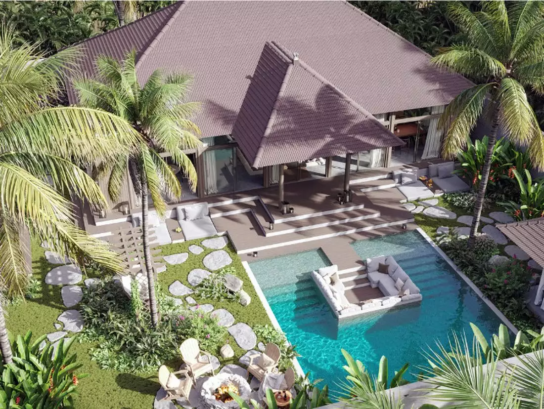 Villa 285m² in Indonesia, Bukit-Uluwatu. Priced at 580400€ rent photo-2