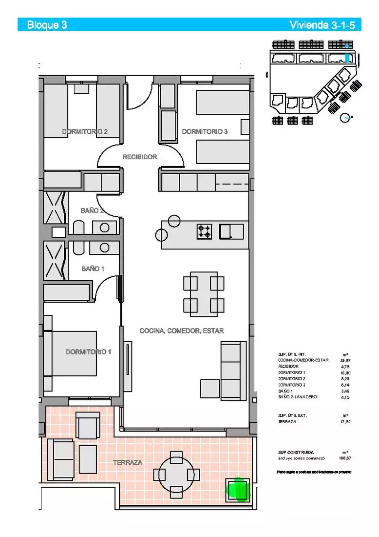 Flat 100m² in Spain, Alicante. Priced at 254900€ rent photo-20