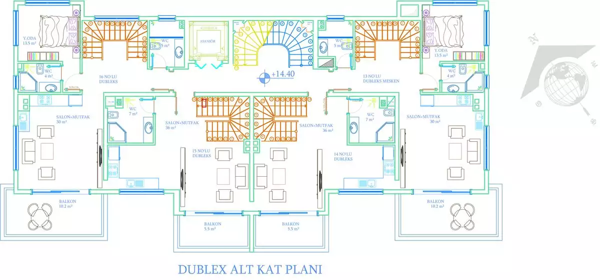Flat 51m² in Turkey, Avsallar. Priced at 110000€ rent photo-15