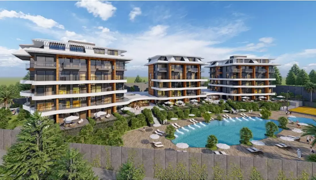 Flat 49m² in Turkey, Kargicak. Priced at 140000€ rent photo-3