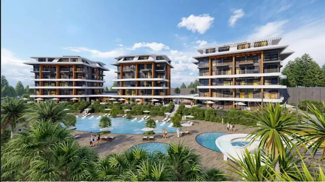 Flat 49m² in Turkey, Kargicak. Priced at 140000€ rent photo-5