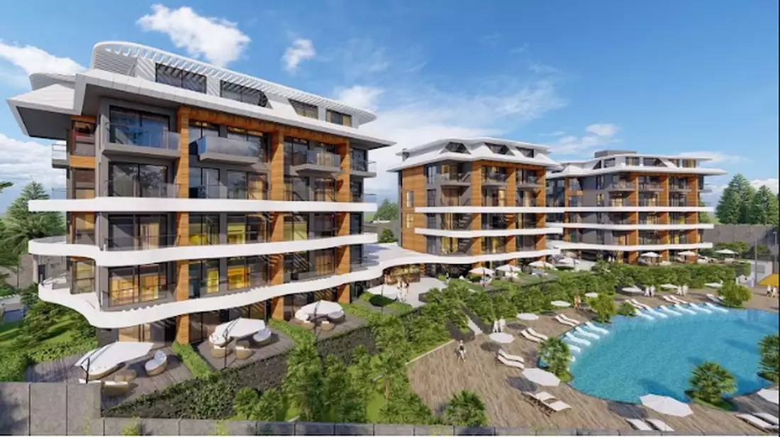 Flat 49m² in Turkey, Kargicak. Priced at 140000€ rent photo-6