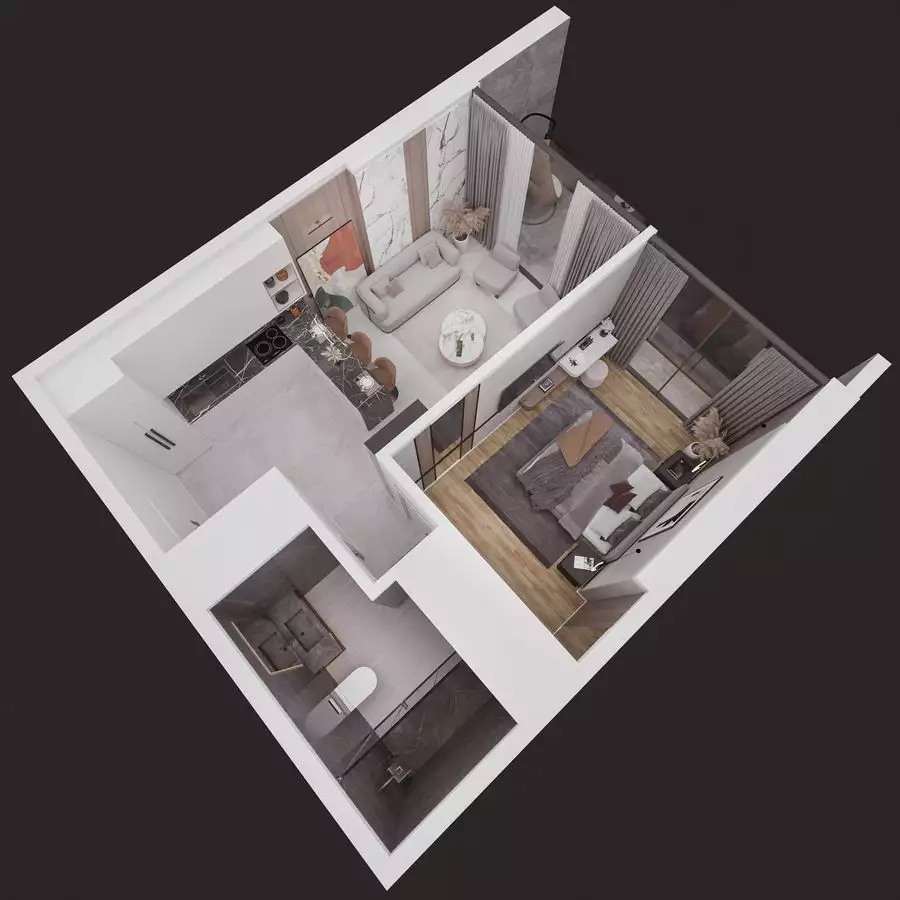Flat 46m² in Cyprus, Iskele. Priced at 135082€ rent photo-33