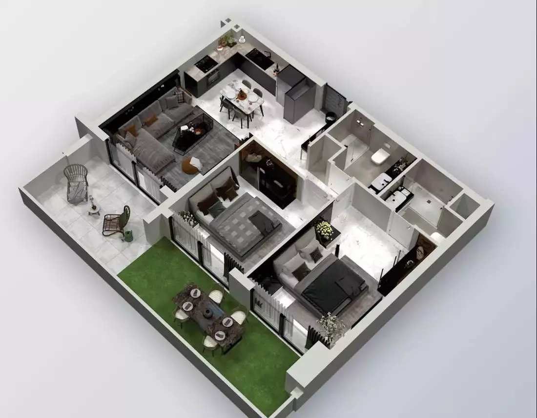 Flat 58m² in Cyprus, Iskele. Priced at 156177€ rent photo-13
