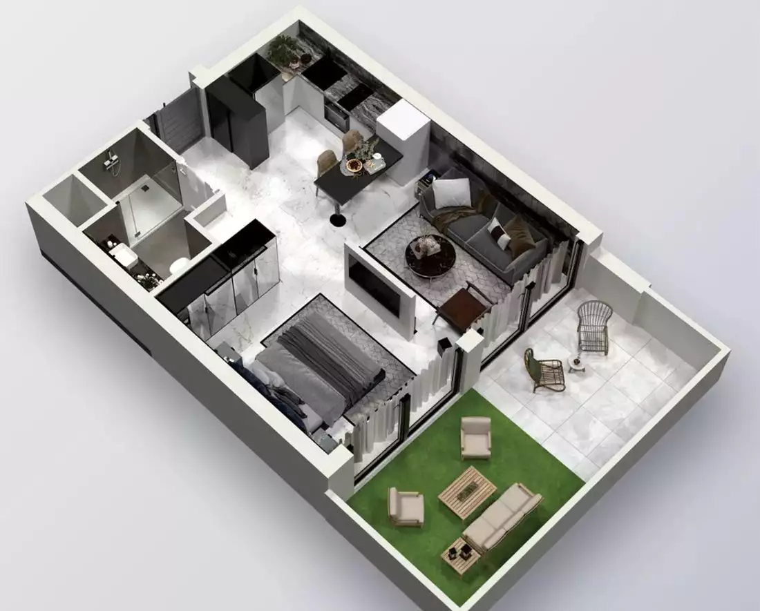 Flat 58m² in Cyprus, Iskele. Priced at 156177€ rent photo-15