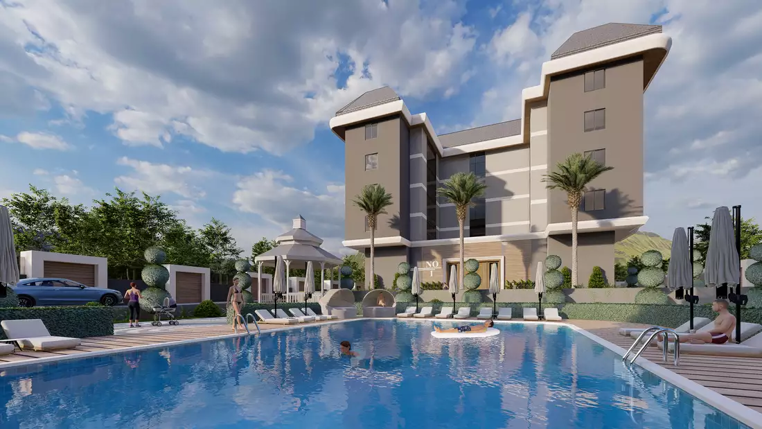 Flat 52m² in Turkey, Kargicak. Priced at 159500€ rent photo-4