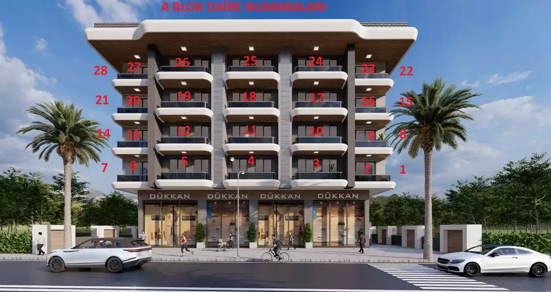 Flat 52m² in Turkey, Kargicak. Priced at 159500€ rent photo-6