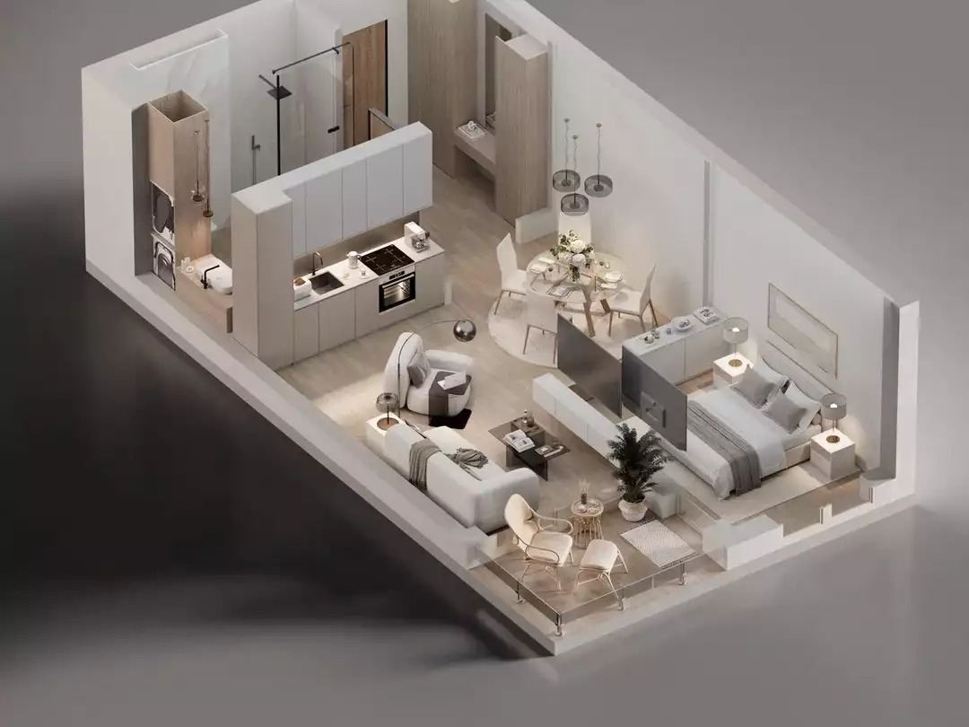 Flat 52m² in Montenegro, Becici. Priced at 171600€ rent photo-11