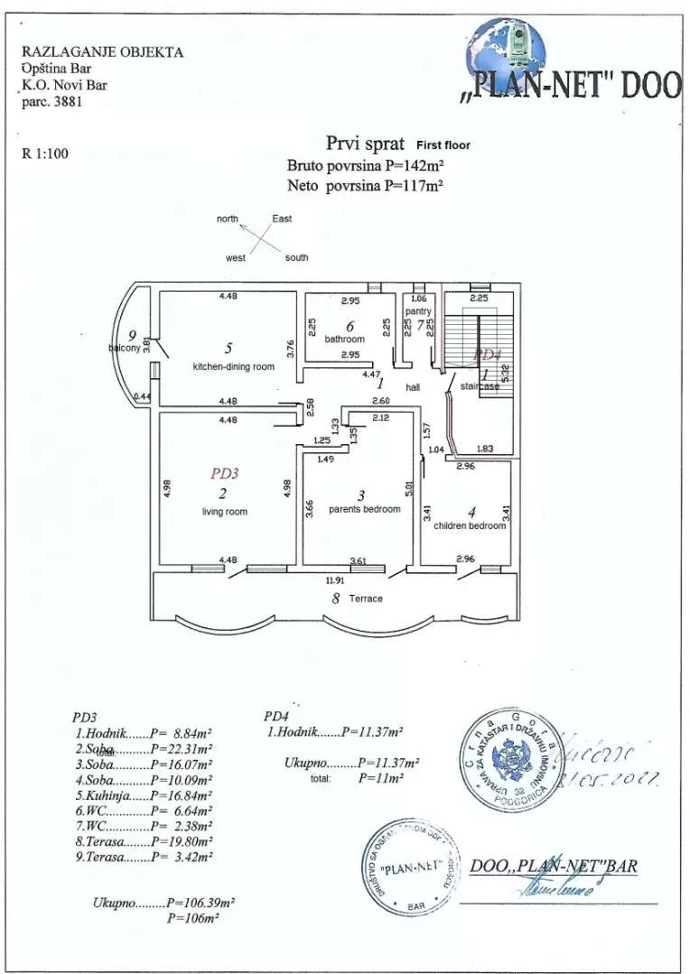 Flat 106m² in Montenegro, Bar. Priced at 145000€ rent photo-4