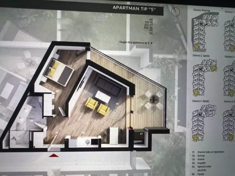 Flat 53m² in Montenegro, Becici. Priced at 155844€ rent photo-9
