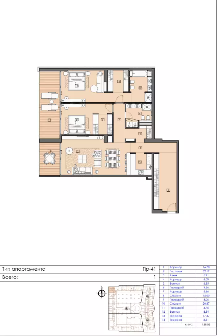 Cottage 74m² in Montenegro, Bar. Priced at 347001€ rent photo-51