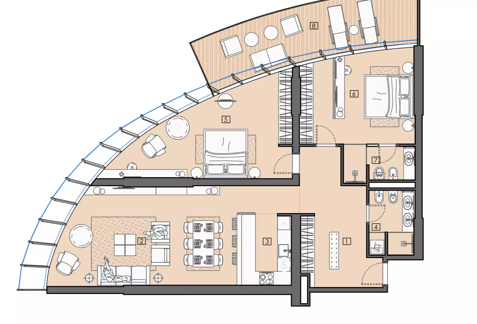 Cottage 74m² in Montenegro, Bar. Priced at 347001€ rent photo-56