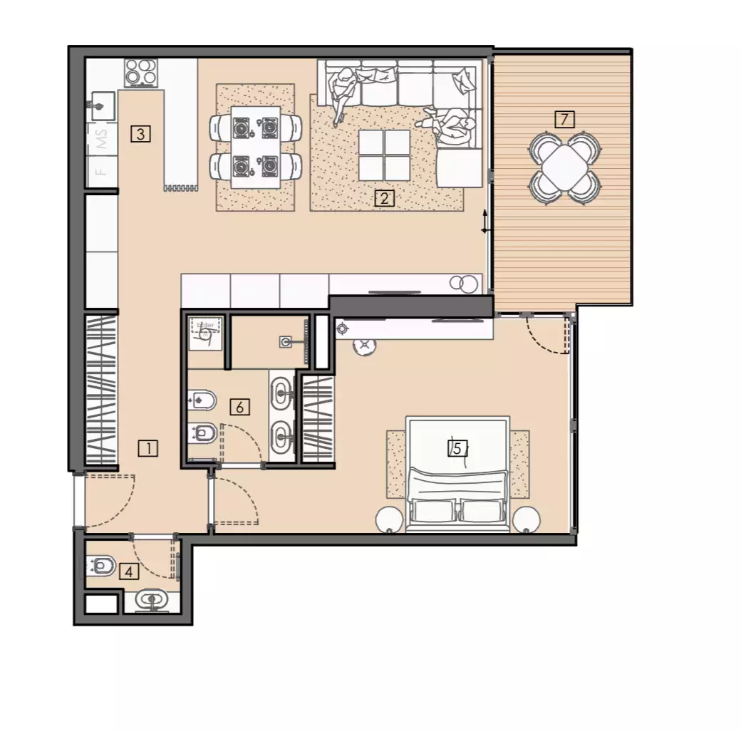 Cottage 74m² in Montenegro, Bar. Priced at 347001€ rent photo-61