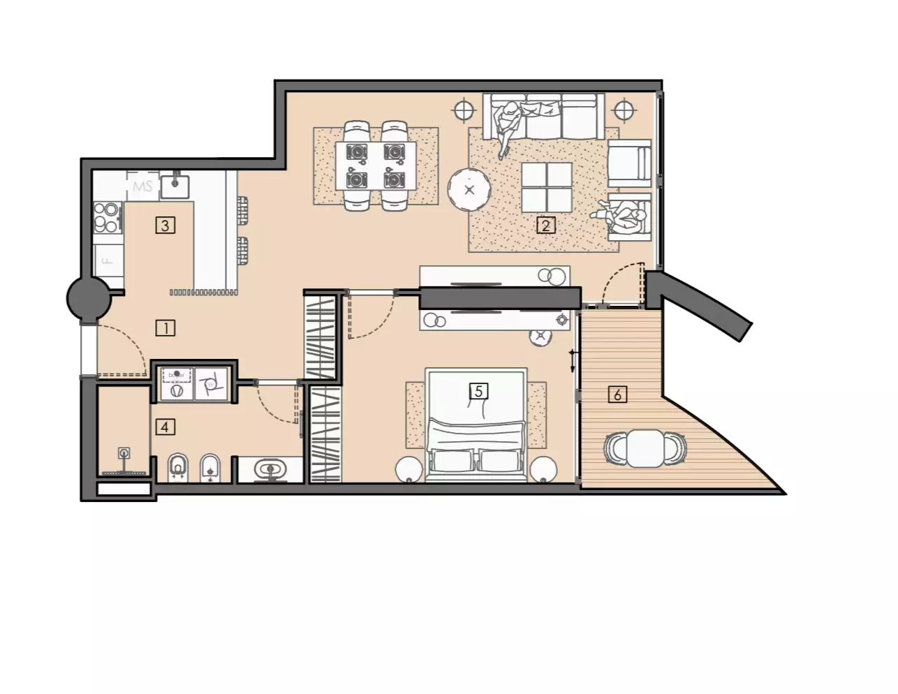 Cottage 74m² in Montenegro, Bar. Priced at 347001€ rent photo-62