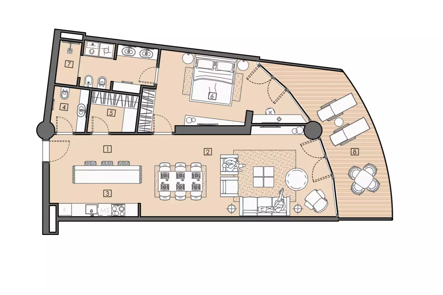 Cottage 74m² in Montenegro, Bar. Priced at 347001€ rent photo-63
