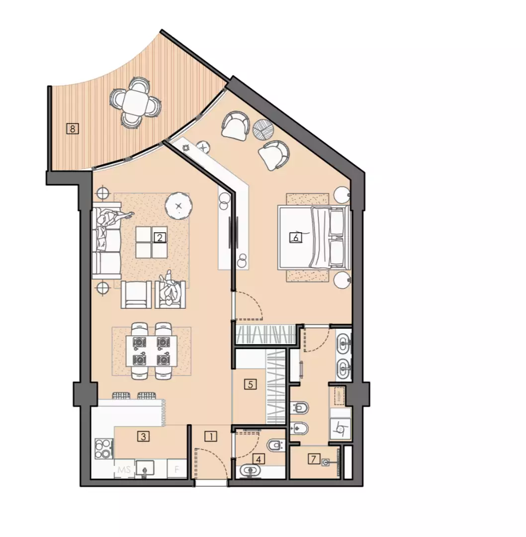Cottage 74m² in Montenegro, Bar. Priced at 347001€ rent photo-64