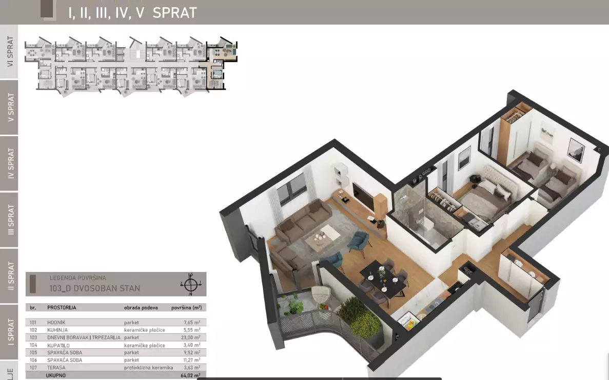 Flat 64m² in Montenegro, Bar. Priced at 153600€ rent photo-2