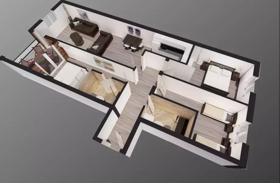 Flat 94m² in Montenegro, Bar. Priced at 149600€ rent photo-1