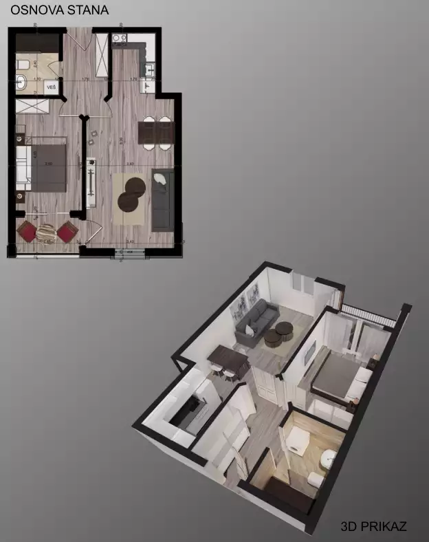 Flat 47m² in Montenegro, Bar. Priced at 103400€ rent photo-1