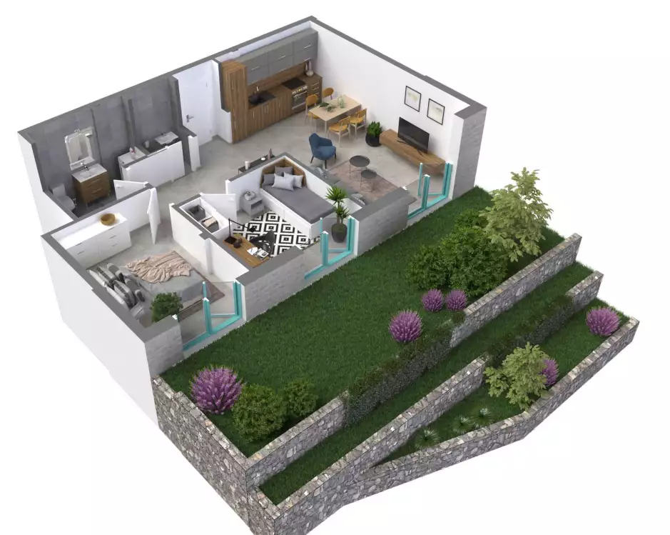 Flat 105m² in Montenegro, Dobrota. Priced at 320000€ rent photo-9