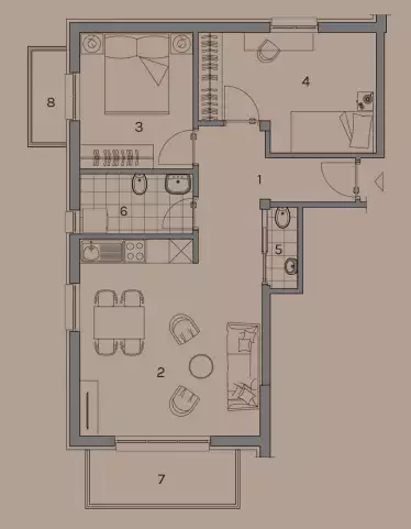 Flat 64m² in Montenegro, Dobrota. Priced at 250000€ rent photo-9