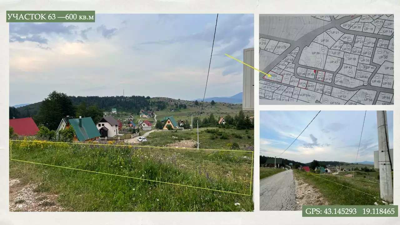 Land 600m² in Montenegro, Zabljak. Priced at 55000€ rent photo-1