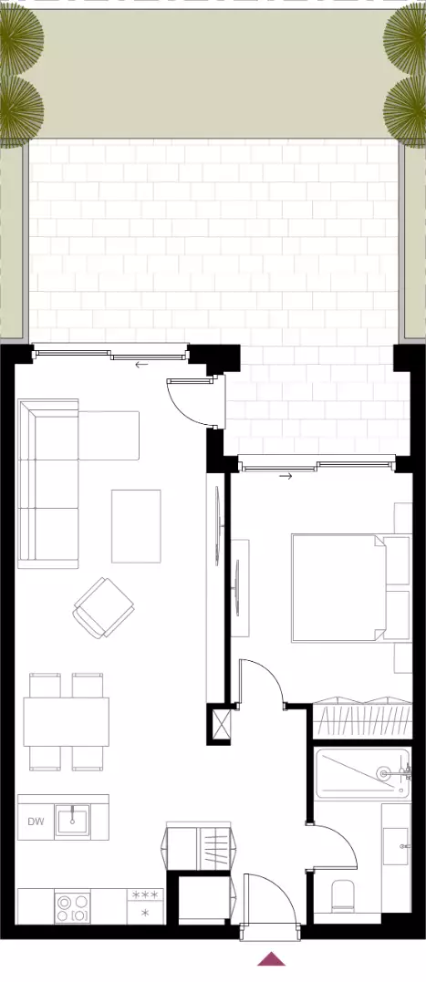 Flat 58m² in Montenegro, Budva. Priced at 250420€ rent photo-5