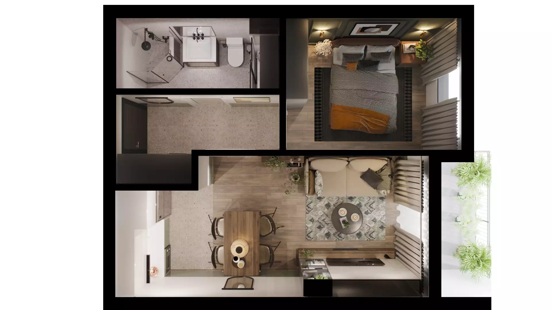 Flat 61m² in Montenegro, Becici. Priced at 152500€ rent photo-11