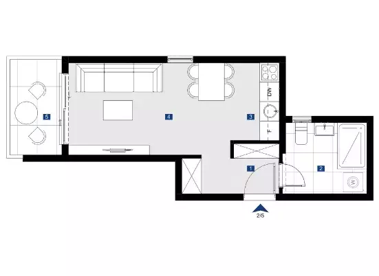 Flat 32m² in Montenegro, Dobra Voda. Priced at 64400€ rent photo-7