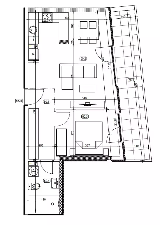 Flat 44m² in Serbia, Belgrade. Priced at 141904€ rent photo-7