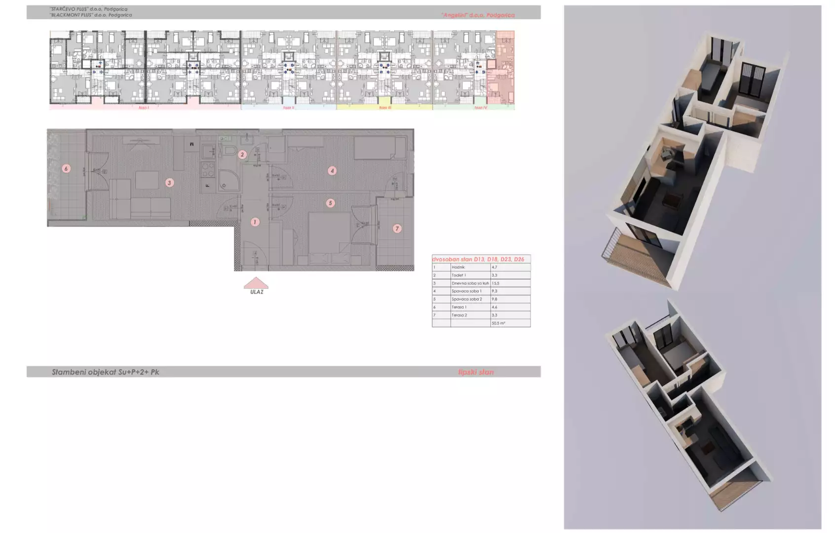 Flat 44m² in Montenegro, Podgorica. Priced at 75000€ rent photo-4