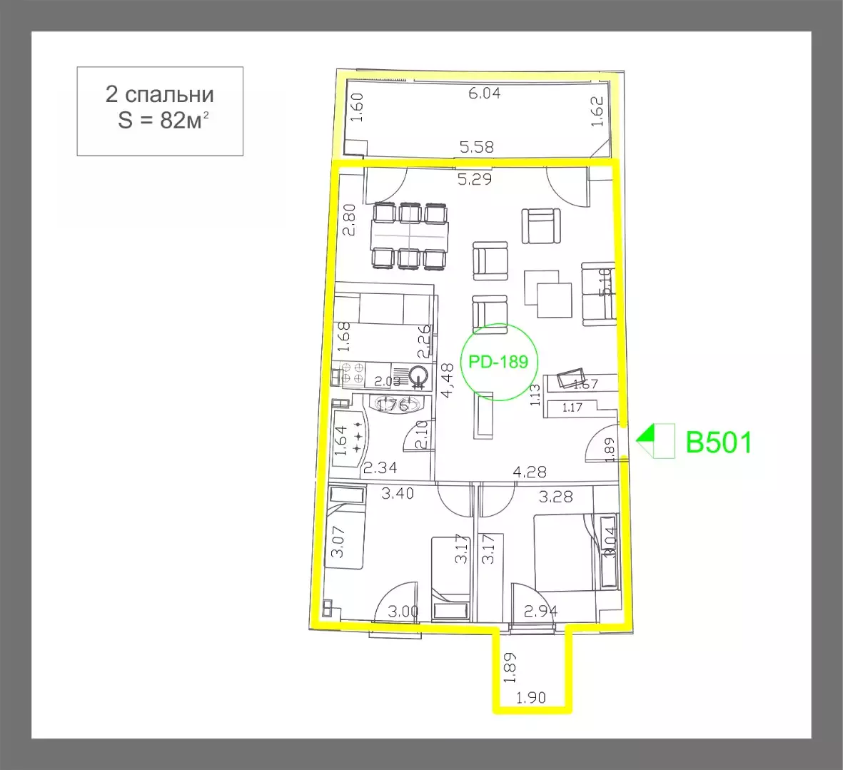 Flat 82m² in Montenegro, Budva. Priced at 393600€ rent photo-30