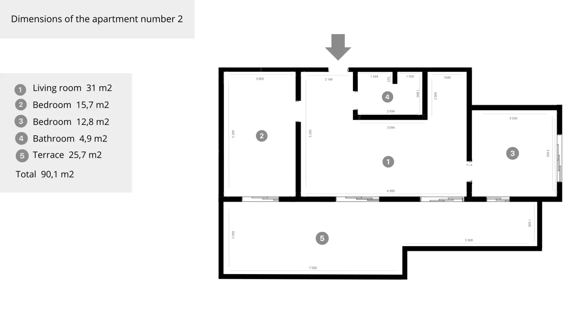 Flat 90m² in Montenegro, Tivat. Priced at 198000€ rent photo-2