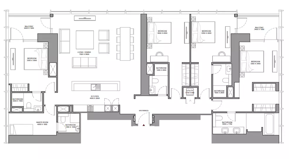 Flat 227m² in UAE, Dubai. Priced at 1747676$ rent photo-14