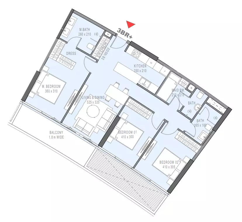 Flat 112m² in UAE, Abu Dhabi. Priced at 547323$ rent photo-3