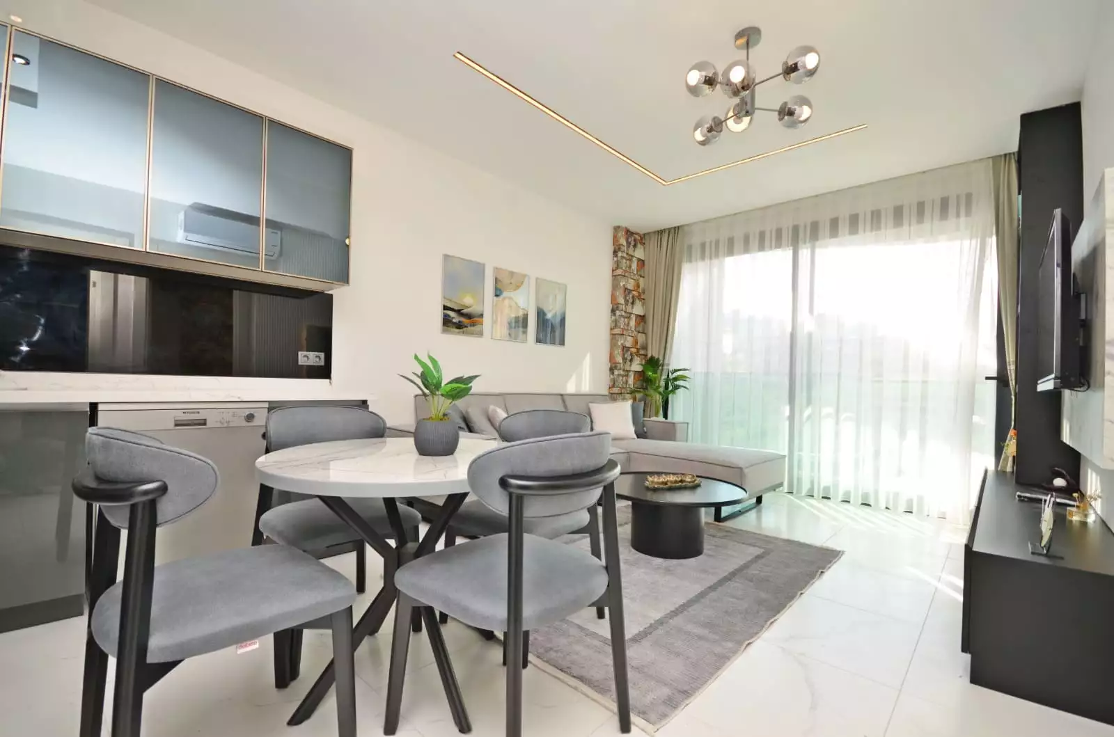 Flat 55m² in Turkey, Kargicak. Priced at 100000€ rent photo-15
