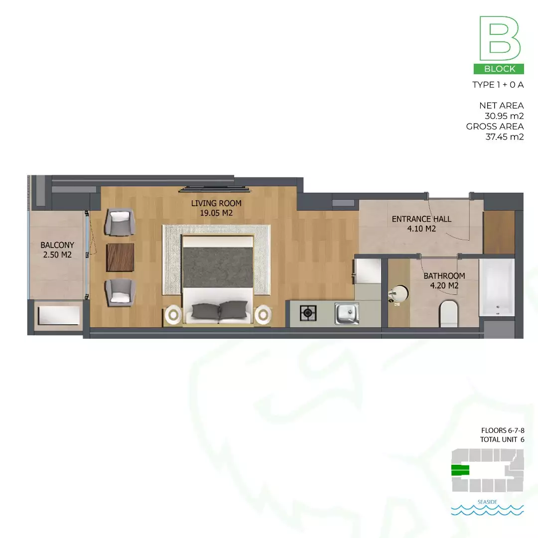 Flat 31m² in Montenegro, Bar. Priced at 123800€ rent photo-25