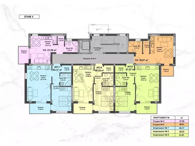 Flat 58m² in Bulgaria, Nessebar. Priced at 76800€ rent photo-4