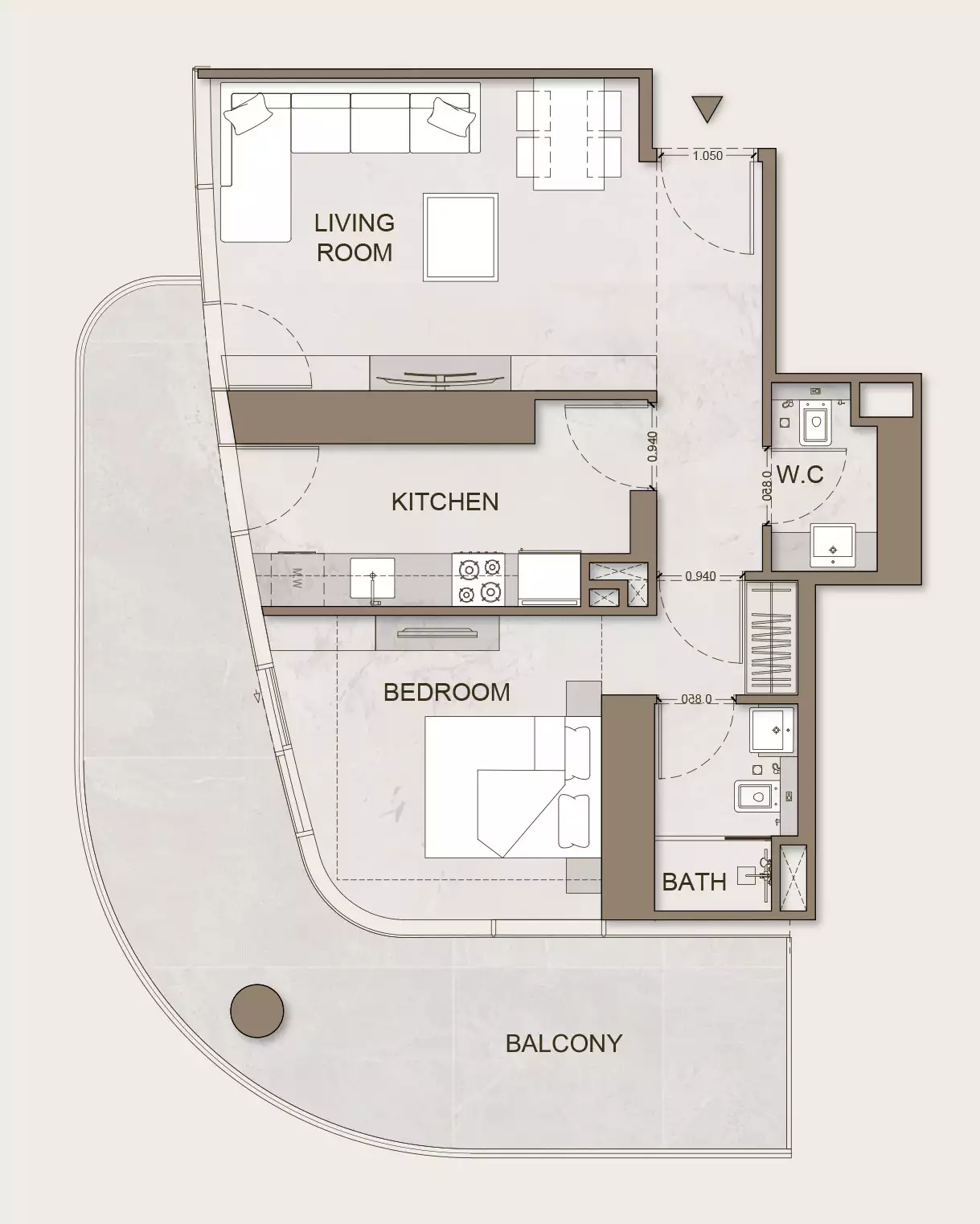 Flat 76m² in UAE, Dubai. Priced at 511107$ rent photo-9