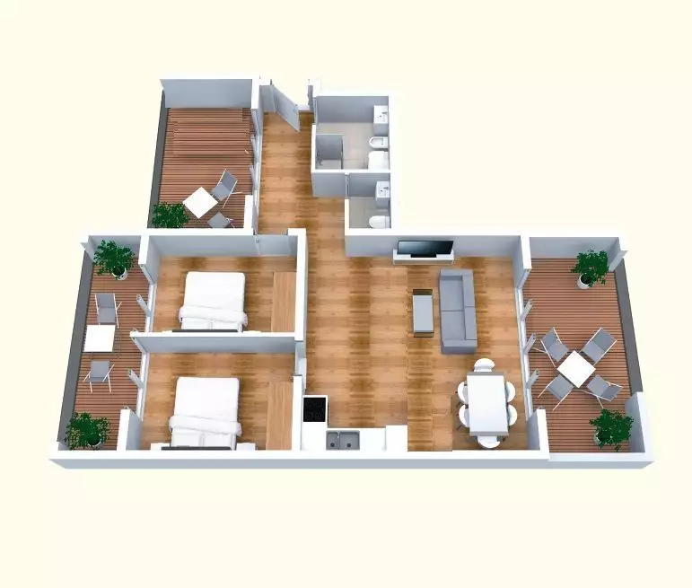 Flat 65m² in Montenegro, Becici. Priced at 290000€ rent photo-10