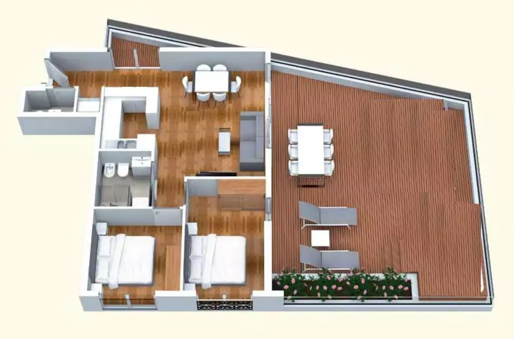 Flat 58m² in Montenegro, Becici. Priced at 350000€ rent photo-10