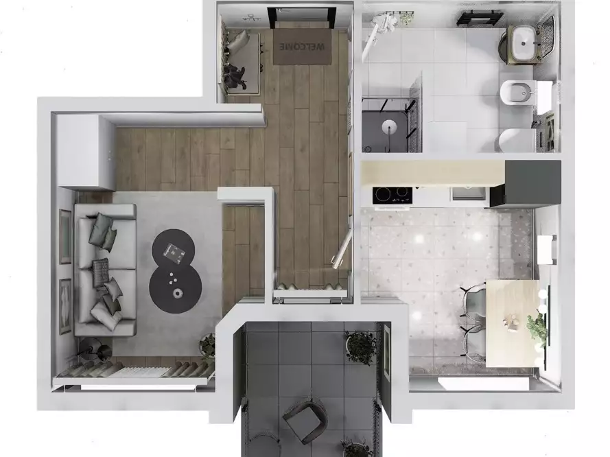 Flat 38m² in Montenegro, Utjeha. Priced at 95690€ rent photo-7