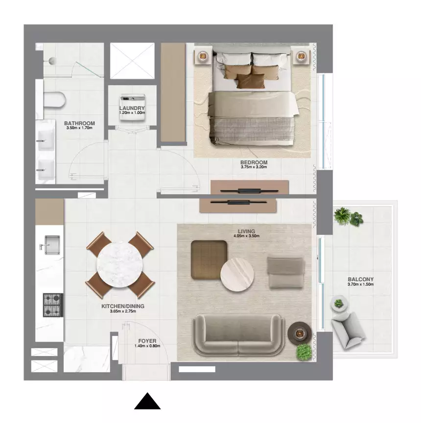 Flat 65m² in UAE, Dubai. Priced at 302400$ rent photo-10