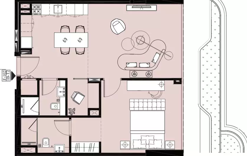 Flat 87m² in UAE, Dubai. Priced at 517335$ rent photo-10