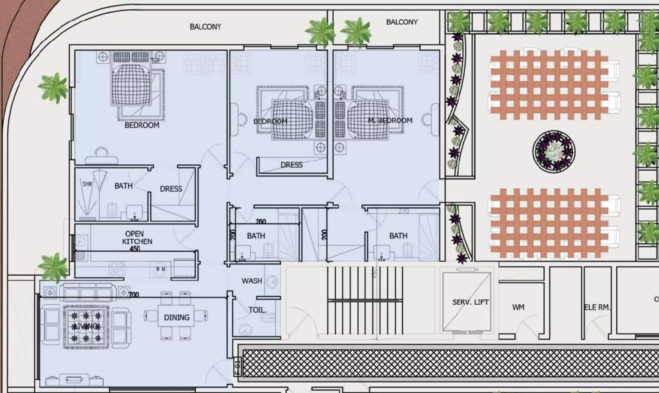 Flat 350m² in UAE, Dubai. Priced at 2435787$ rent photo-11