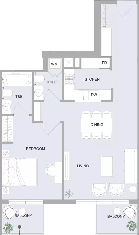 Flat 79m² in UAE, Dubai. Priced at 360462$ rent photo-21